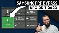 How to Bypass Google Verification with DroidKit I Samsung FRP Unlock I Easy tutorial English 2023