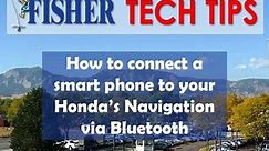 How to connect your phone to your Honda Navigation