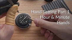Watch hand installation detailed guide part 1: Hour and Minute hands (movement with date)
