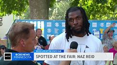 Timberwolves' Naz Reid drops into WCCO's State Fair broadcast