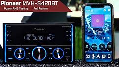 Pioneer MVH-S420BT - Smart Sync and RMS Power Testing