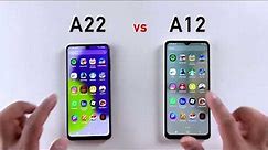 SAMSUNG A22 vs A12 in 2022 - SPEED TEST