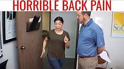 Chiropractor Cracks patient w/ Broken Back (Spondylolistesis)