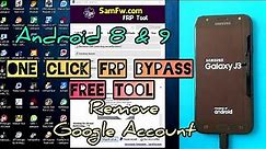 Samsung J3 2017 ( J330F ) One Click FRP Remove || Free SamFw|| Bypass Google Account ||Android 8 & 9