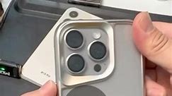 K&E STORE on Instagram: "Original NFC Transparent IPhone Case With colored Frame & Anti shocking 🛫📡 Available 15 pro max,14pro max,13pro max…. Available Blue,Black,,Silver,Natural Titanium…."