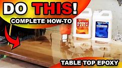 How to Apply Table Top Epoxy Resin for Beginners [STEP-BY-STEP]