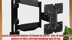 Stanley TV Wall Mount - Full Motion Articulating Mount for Medium Flat Panel Television (TMX-200FM) - video Dailymotion