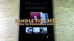 Kindle Fire HD: How to Download Apps​​​ | H2TechVideos​​​
