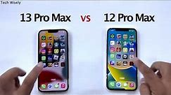 iPhone 13 Pro Max vs 12 Pro Max - SPEED TEST