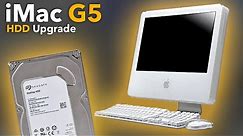 Upgrading my iMac G5's HDD in 2020 + OS X 10.4 Tiger Install!