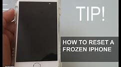 Frozen iPhone here is how to restart a frozen iPhone any model