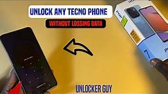How To Unlock A Forgotten Tecno Pattern, pin, password Without Losing Files Or Data.