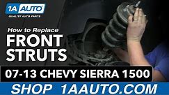 How To Replace Front Struts 07-13 Chevy Silverado