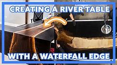 HOW TO - Create an Epoxy River Table with a Waterfall Edge - Countertop Epoxy - DIY River Table