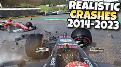 F1 REALISTIC CRASHES 2014 - 2023 #12