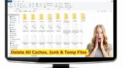 How to Clean All Caches, Temp & Junk Files in Windows 10 (2019)