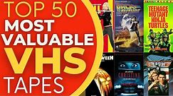 Which VHS Tapes Sell For the Most Money? (Top 50 Highest Ebay Sales)