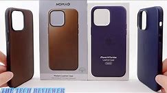 Nomad Modern Leather Case vs Apple Leather Case for iPhone 14 Pro Max: Hands on Comparison & Review!