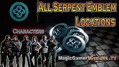 Resident Evil 6 | All Serpent Emblem Locations | All Characters Heirlooms Trophy / Achievement