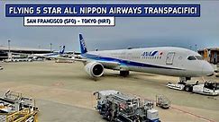 REVIEW | 5 STAR | All Nippon Airways | San Francisco (SFO) - Tokyo (NRT) | Boeing 787-9 | Economy