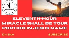 The ELEVENTH HOUR MIRACLE SHALL BE YOUR PORTION IN JESUS NAME #miracle #jesus, #christ