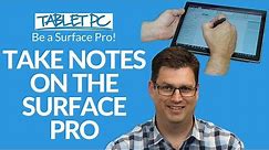 Take notes without the Surface Pro 4 keyboard