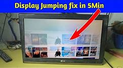 LG TV Picture Flickering problem repairing process