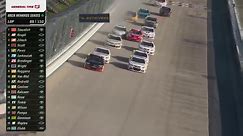 William Sawalich takes the lead on the restart at Dover