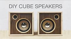 DIY Wooden Cube Speakers | Upcycling Old Speakers | Modern Builds | EP. 61