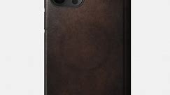 Modern Leather Folio - iPhone 12 Pro Max | Rustic Brown | Horween | NOMAD®