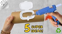 DIY ♻️ 5 Genius ideas from cardboard rolls that you haven't seen yet! I make MANY and SELL them all!