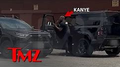 Kanye West Yells at Paparazzi as He, 'Wife' & Son Head to Church | TMZ