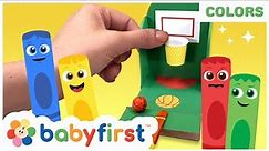 Toddler Learning Video | COLOR CREW MAGIC - Basketball game for kids | Magical Crayons | BabyFirstTV