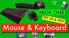 Xbox One - Keyboard and Mouse Test and Setup