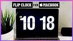 Flip Clock Screensaver for Macbook 2024 | clock screensaver for MacBook | Fliqlo Mac Screensaver