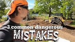 How NOT to run a skid steer