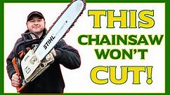 Fixing A Chainsaw That Won't Cut Properly! Step By Step Repair With Donyboy73!👍👍