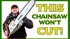 Fixing A Chainsaw That Won't Cut Properly! Step By Step Repair With Donyboy73!👍👍