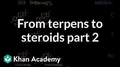 From terpenes to steroids part 2: Squalene, cholesterol, and steroids | NCLEX-RN | Khan Academy