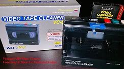Vintage Cleanermate VHS Tape Cleaner From The 90's: Unboxing & Tutorial Video.