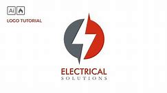 Electrician Logo | Lightning Bolt Design | Adobe Illustrator Tutorial