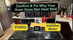 How To Confirm and Fix LG Oven Not Heating. Model # LRE3194ST/01