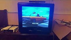 Crazy Taxi (Nintendo GameCube) (Released in 2001) on Magnavox 20-inch CRT TV