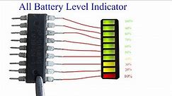 Make all Battery Level indicator electronic project