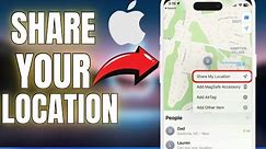 How to Share Your Location on Iphone 2024