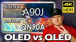 Sony A90J vs Samsung QN90A - OLED vs QLED