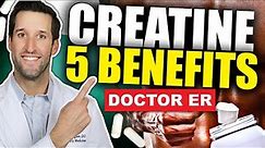 CREATINE BENEFITS! — Top Health Benefits of Creatine Supplements | Doctor ER