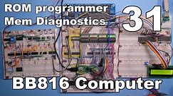 #31 - EEPROM programmer follow-up, memory diagnostics - BB816 Computer