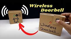 How To Make Wireless Doorbell At Home | DIY Wireless Doorbell Using Cardboard | The MasterMind