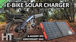 How To CHARGE An ELECTRIC BIKE With SOLAR